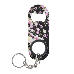 Porte-clé Décapsuleur Fleurs roses tombantes en cascade