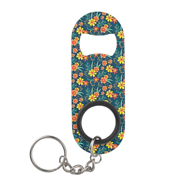 Porte-clé Décapsuleur Floral Arrière - plan Belle conception-46566 (Devant)