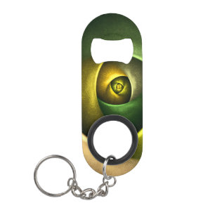Porte-clé Décapsuleur Flore verte Florale moderne Art Abstrait Motif #23