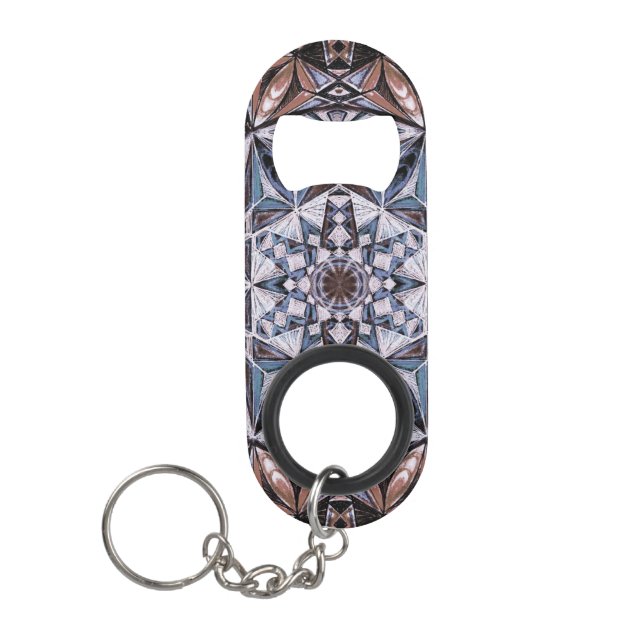 Porte-clé Décapsuleur Formes de cristal (Devant)