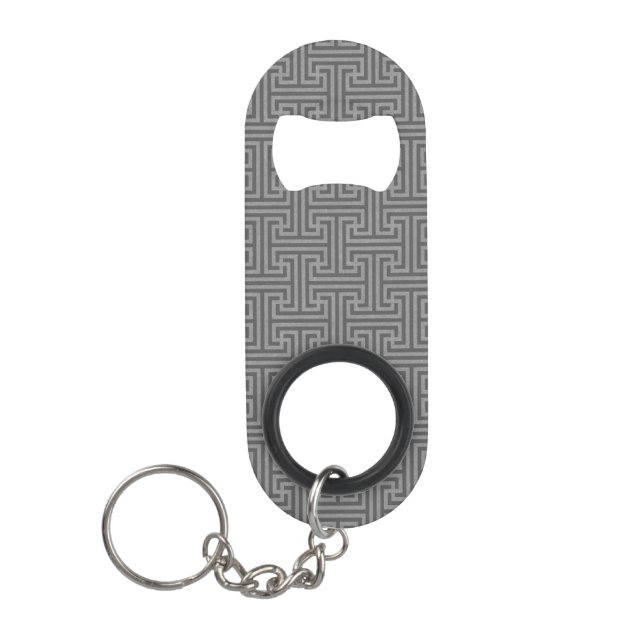 Porte-clé Décapsuleur Formes géométriques simples (Devant)