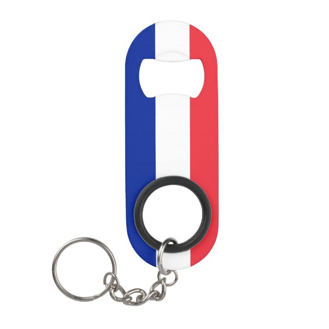 Porte-clé Décapsuleur France Patriotic (Devant)