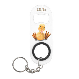 Porte-clé Décapsuleur Funny Duck Bottle Opener Porte - clé - Texte perso