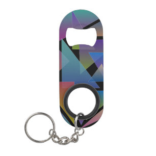 Porte-clé Décapsuleur Géométrique