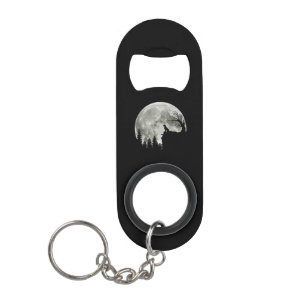 Porte-clé Décapsuleur Golden Retriever Sur Montagne Éffrayant Halloween