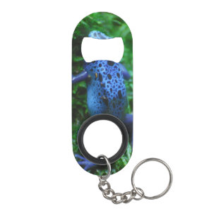Porte-clé Décapsuleur Grenouille bleue de flèche de poison
