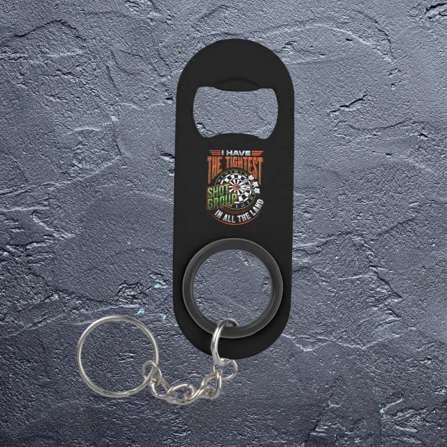 Porte-clé Décapsuleur Groupe de tir le plus serré - Légende du fléchage (Créateur téléchargé)