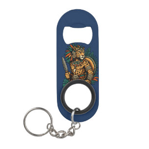 Porte-clé Décapsuleur Guerrier Brave de la Tribu Jaguar