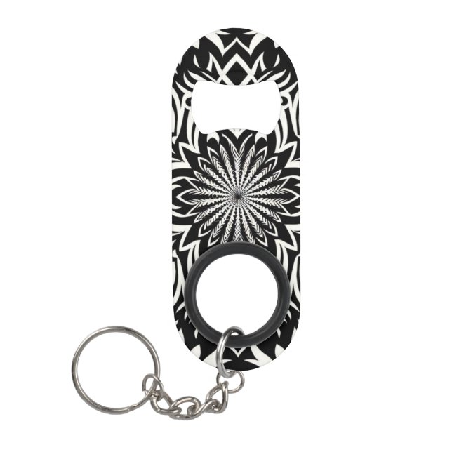 Porte-clé Décapsuleur Harmonie B&W (Devant)