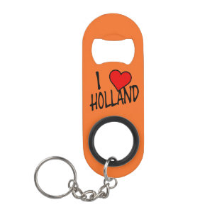 Porte-clé Décapsuleur I Heart Holland retour sur ou sur
