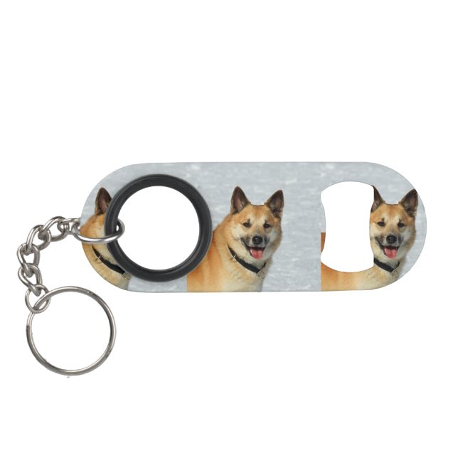 Porte-clé Décapsuleur IcelandicSheepdog20150904 (Dos Horizontal)