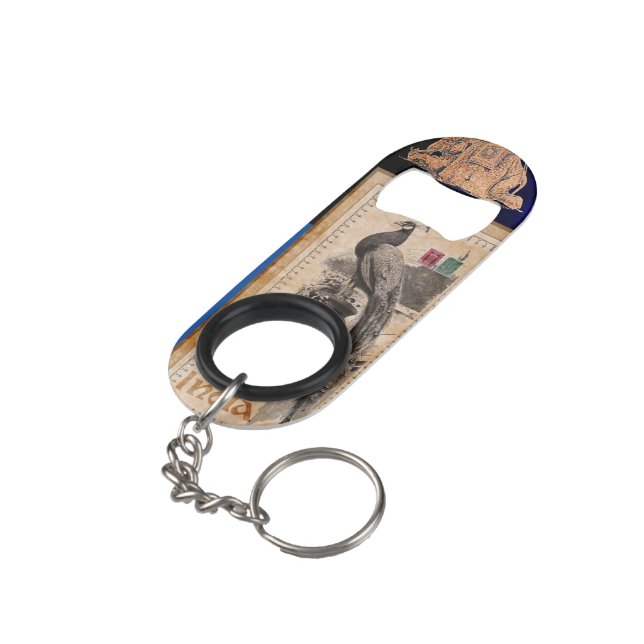 Porte-clé Décapsuleur "Inde" (angle arrière)