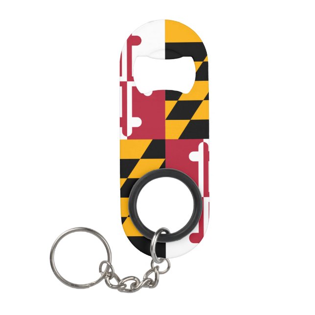 Porte-clé Décapsuleur Indicateur de l'état du Maryland (Devant)