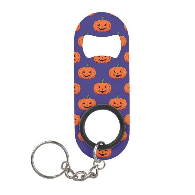Porte-clé Décapsuleur Jack-O'Lantern Citrouille Motif d'Halloween (Devant)