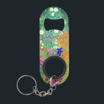 Porte-clé Décapsuleur Jardin aux fleurs Gustav Klimt<br><div class="desc">Porte - clé Bottle Opener avec peinture à l’huile de Gustav Klimt Jardin aux fleurs (1906). Un beau jardin de fleurs violettes,  rouges,  blanches,  bleues et oranges. Un grand cadeau pour les amateurs d'art Art Nouveau et autrichien.</div>