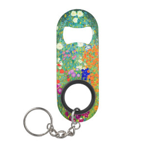 Porte-clé Décapsuleur Jardin aux fleurs Gustav Klimt