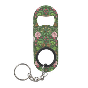 Porte-clé Décapsuleur Jardin sauvage en vert