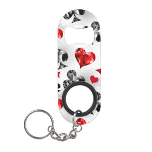 Porte-clé Décapsuleur Joueur de poker Joueur de cartes de jouer costumes