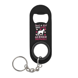 Porte-clé Décapsuleur Juste Une Fille Qui Aime Les Bergers Allemands
