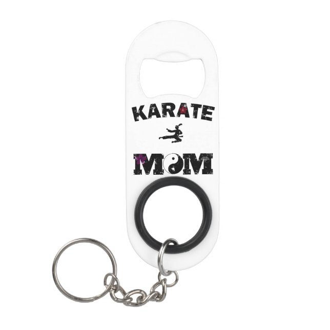 Porte-clé Décapsuleur Karate MOM (Devant)