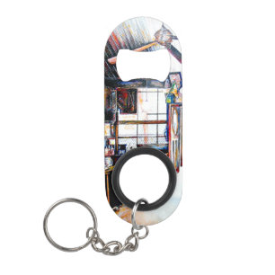 Porte-clé Décapsuleur L'amour n'est pas un mur, c'est un pont