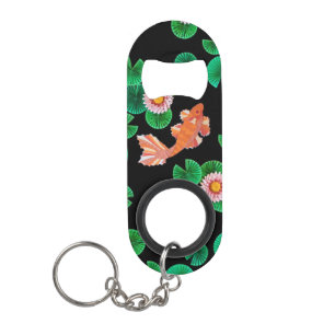 Porte-clé Décapsuleur Le papier Koi Pond