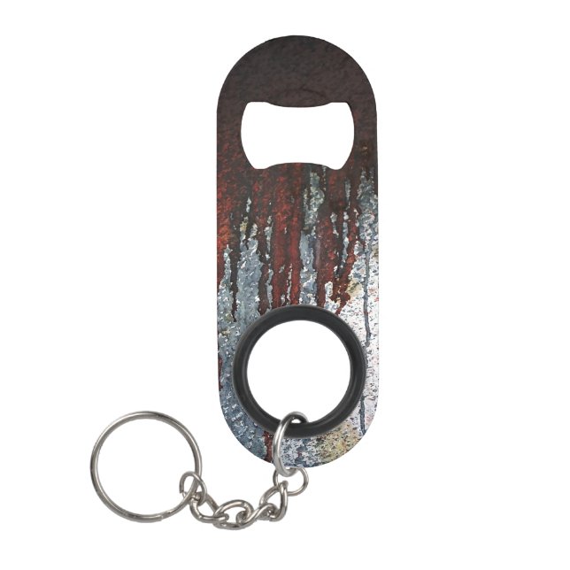Porte-clé Décapsuleur Lecteurs de rouille sanglants tombés (Devant)