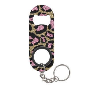 Porte-clé Décapsuleur Leopard mignon Cool Fun Girls Bottle Porte - clé