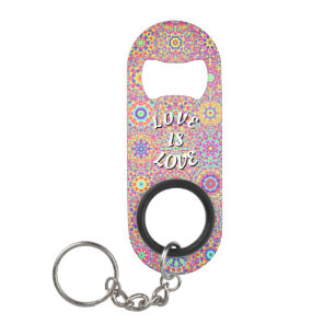 Porte-clé Décapsuleur Love Is Love Pride Porte-clés Ouvre-bouteille