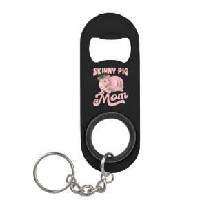 Porte-clé Décapsuleur Maman de cochon maigre