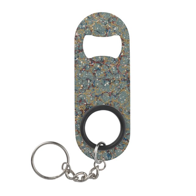 Porte-clé Décapsuleur Marbled Abstract Painting (Devant)