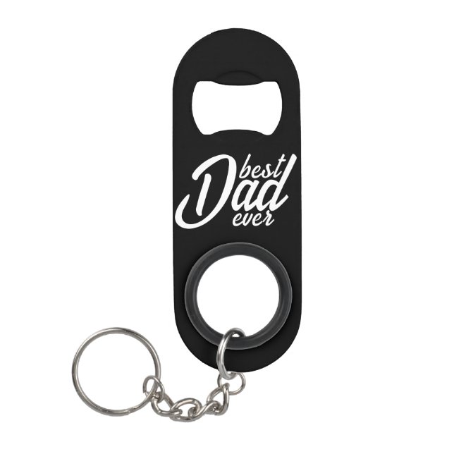 Porte-clé Décapsuleur Meilleur papa (Devant)