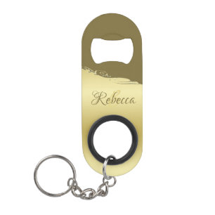 Porte-clé Décapsuleur Métal or de luxe décoratif sur or militaire