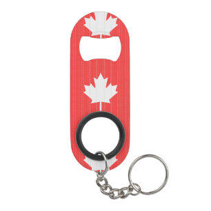 Porte-clé Décapsuleur Modèle Knit Maple Leaf Tricot Motif