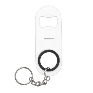 Porte-clé Décapsuleur Modèle pour Fit Carré votre texte ici, Whites Tra