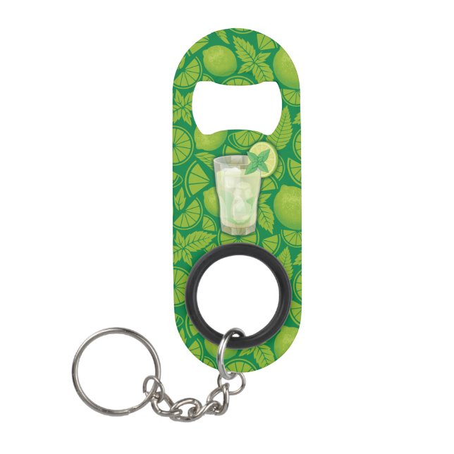 Porte-clé Décapsuleur Mojito (Devant)