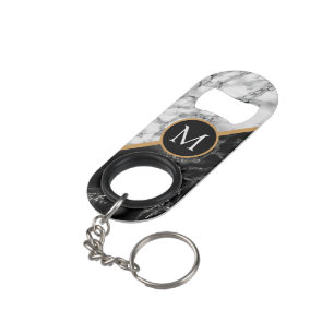 Porte-clé Décapsuleur Monogramme Votre Lettre Bouteille Ouverture Porte
