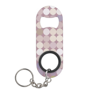 Porte-clé Décapsuleur Motif d'abrégé sur cercles de tissu