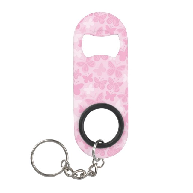Porte-clé Décapsuleur Motif de papillon 2 (Devant)