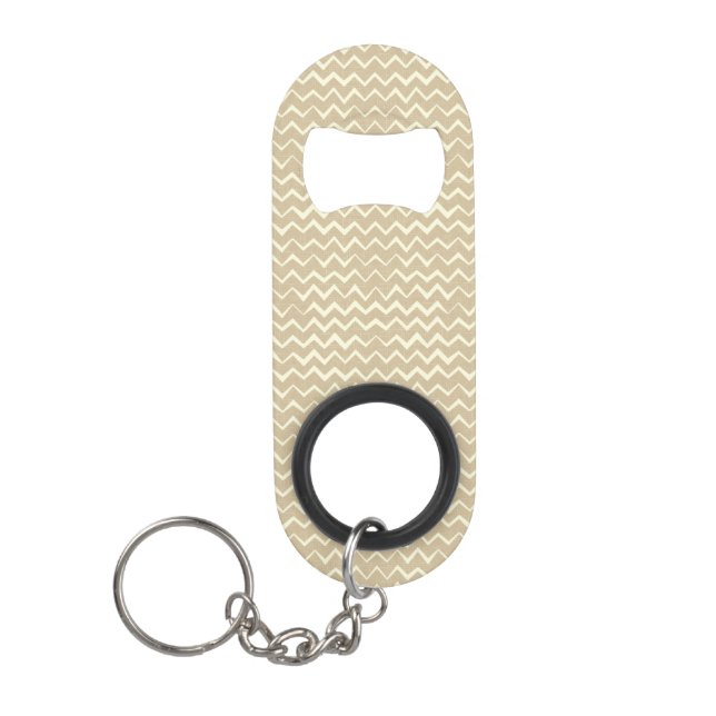 Porte-clé Décapsuleur Motif de zigzag (Devant)