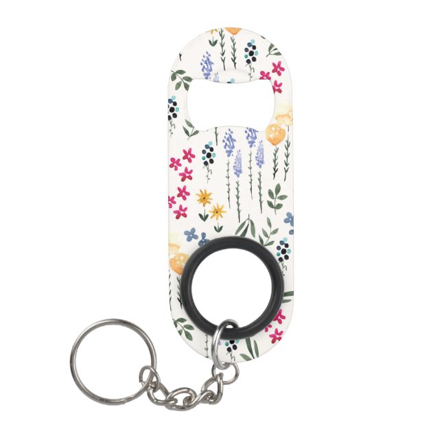 Porte-clé Décapsuleur Motif floral Fleur de printemps (Devant)