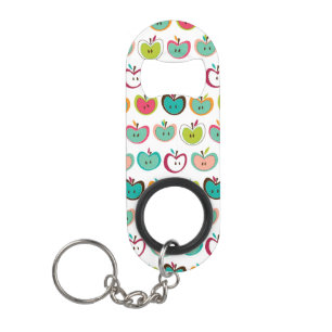 Porte-clé Décapsuleur Motif mignon de pomme