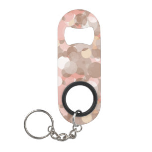 Porte-clé Décapsuleur Motif simple - cercles