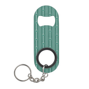Porte-clé Décapsuleur Motif turquoise ornemental