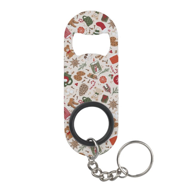 Porte-clé Décapsuleur Noël et épices (Dos)