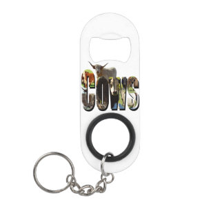 Porte-clé Décapsuleur Nom De Vaches Logo D'Image Avec Vaches,
