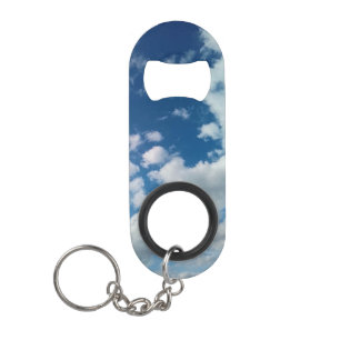 Porte-clé Décapsuleur Nuages blancs doux