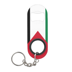 Porte-clé Décapsuleur officiellement le drapeau de l'État de Palestine