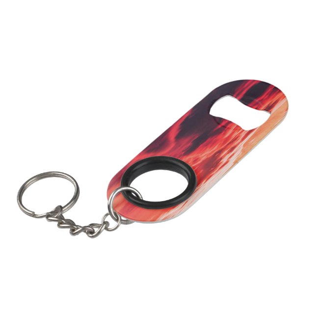 Porte-clé Décapsuleur onde féline (Devant Angle)