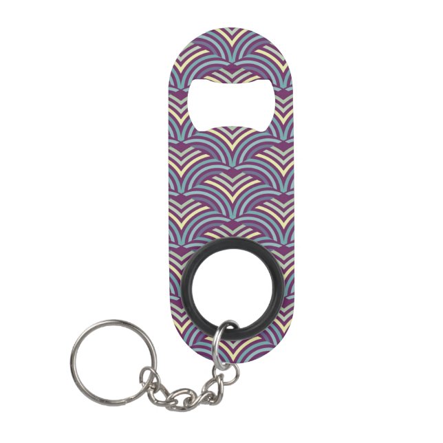 Porte-clé Décapsuleur Origine ethnique abstraite 2 (Devant)